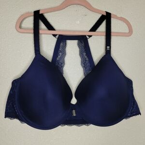 Torrid Push Up Racerback Bra Navy Blue Size 48C